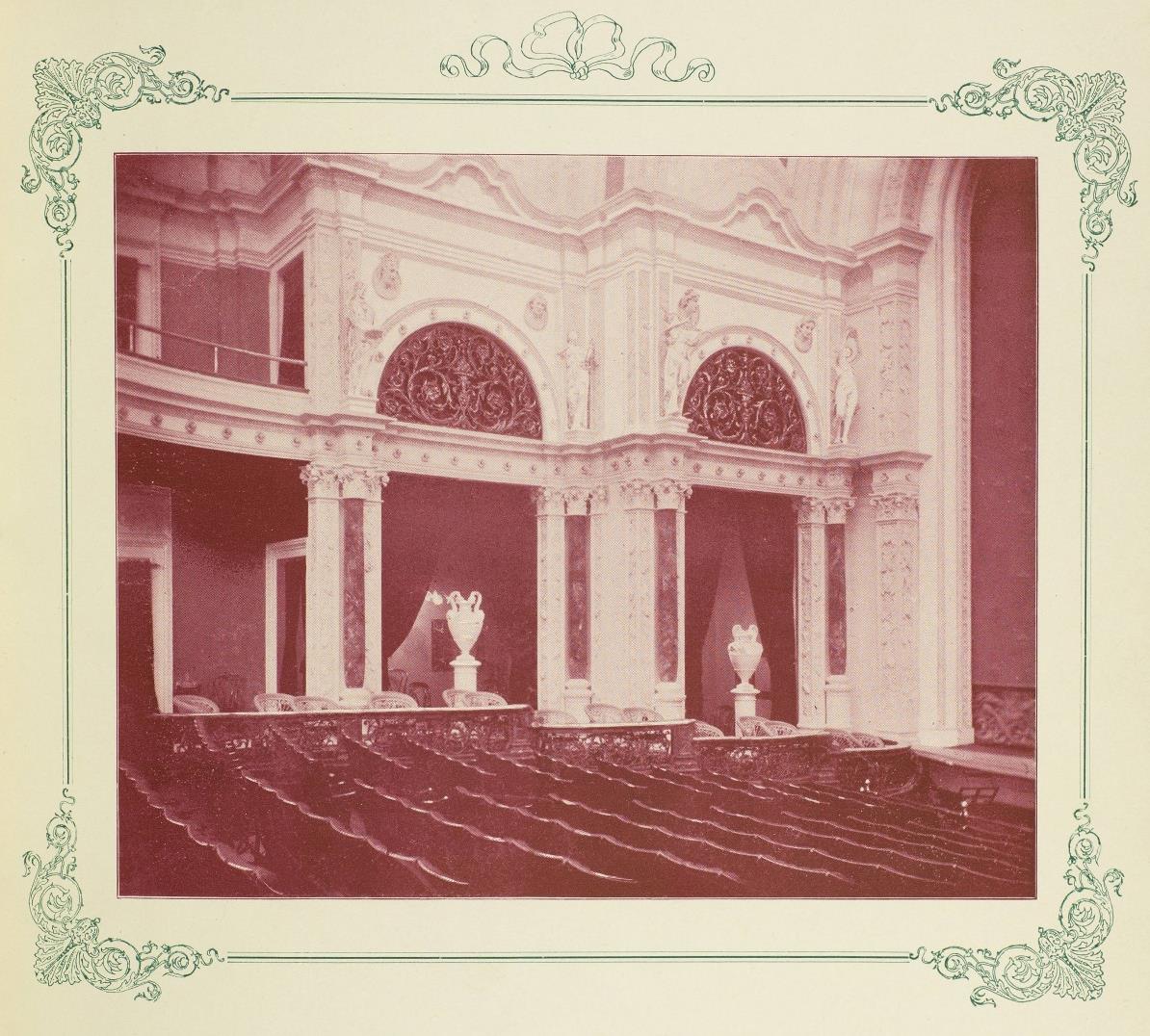 Original Valentine Theatre Interior circa 1896